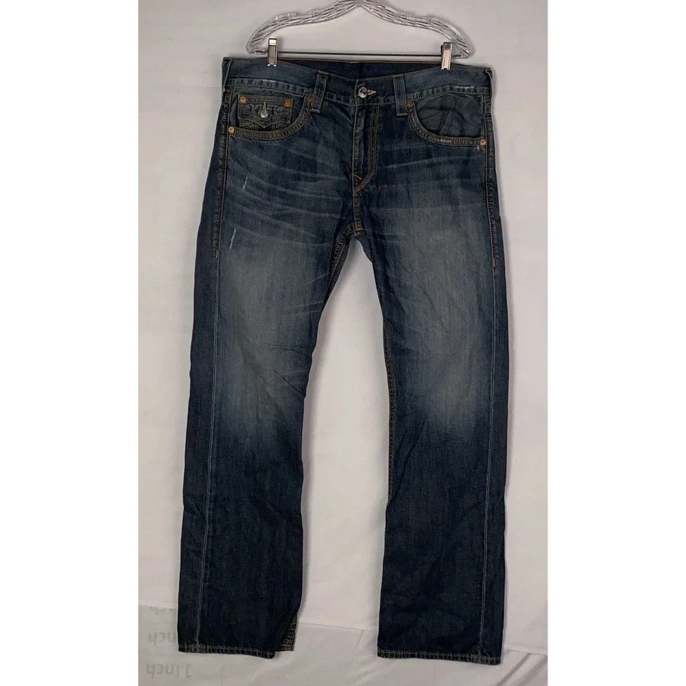 True Religion Bild Whiskey Double Stitched‎ Men's Size 38x34